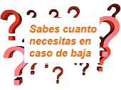 Calcular subsidio baja laboral